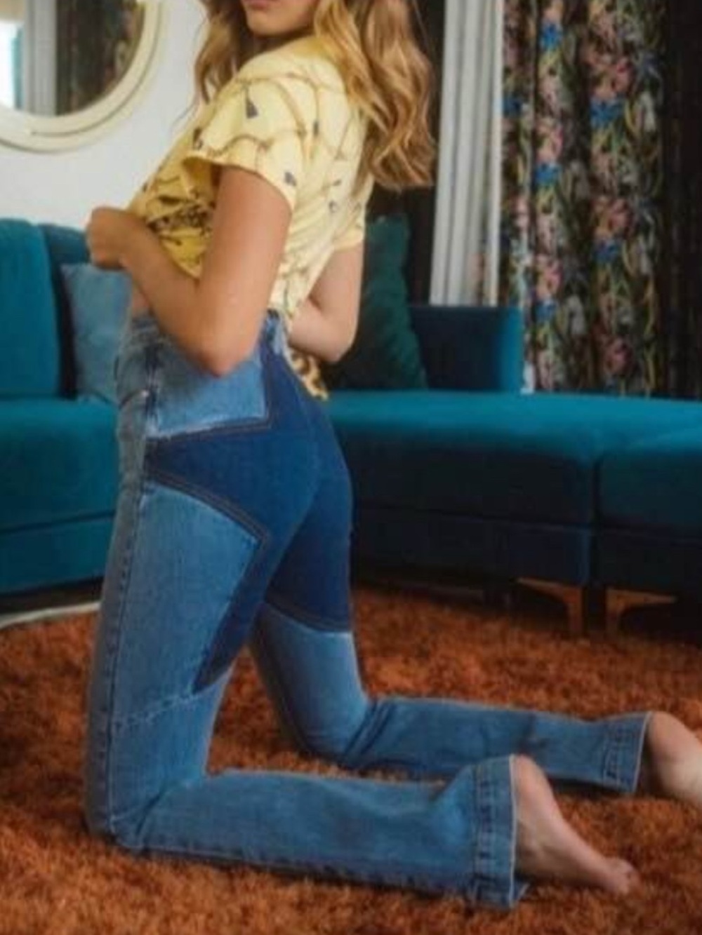 Revice two-tone Venus Flare jeans